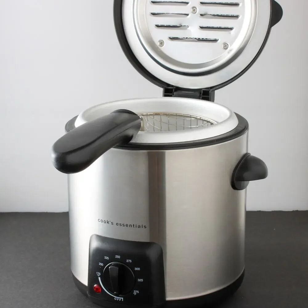 Cook's Essentials 1qt. Stainless Steel Deep Fryer